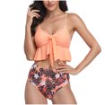 thumbnail image 1 of Bañador de dos piezas con conjunto de bikini sin espalda cómodo para dama con estilo OAVQHLG3B Store  lin121212, 1 of 4