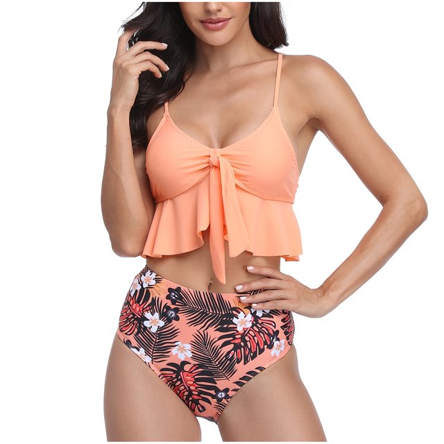 Bañador de dos piezas con conjunto de bikini sin espalda cómodo para dama con estilo OAVQHLG3B Store lin121212