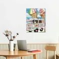 thumbnail image 3 of PIKWEEK Ice Cream Printed Canvas Wall Art, Perfect for Home Decor, Gifts &amp; Keepsakes, Ready to Hang &nbsp;12*16in/16*20in, 3 of 5