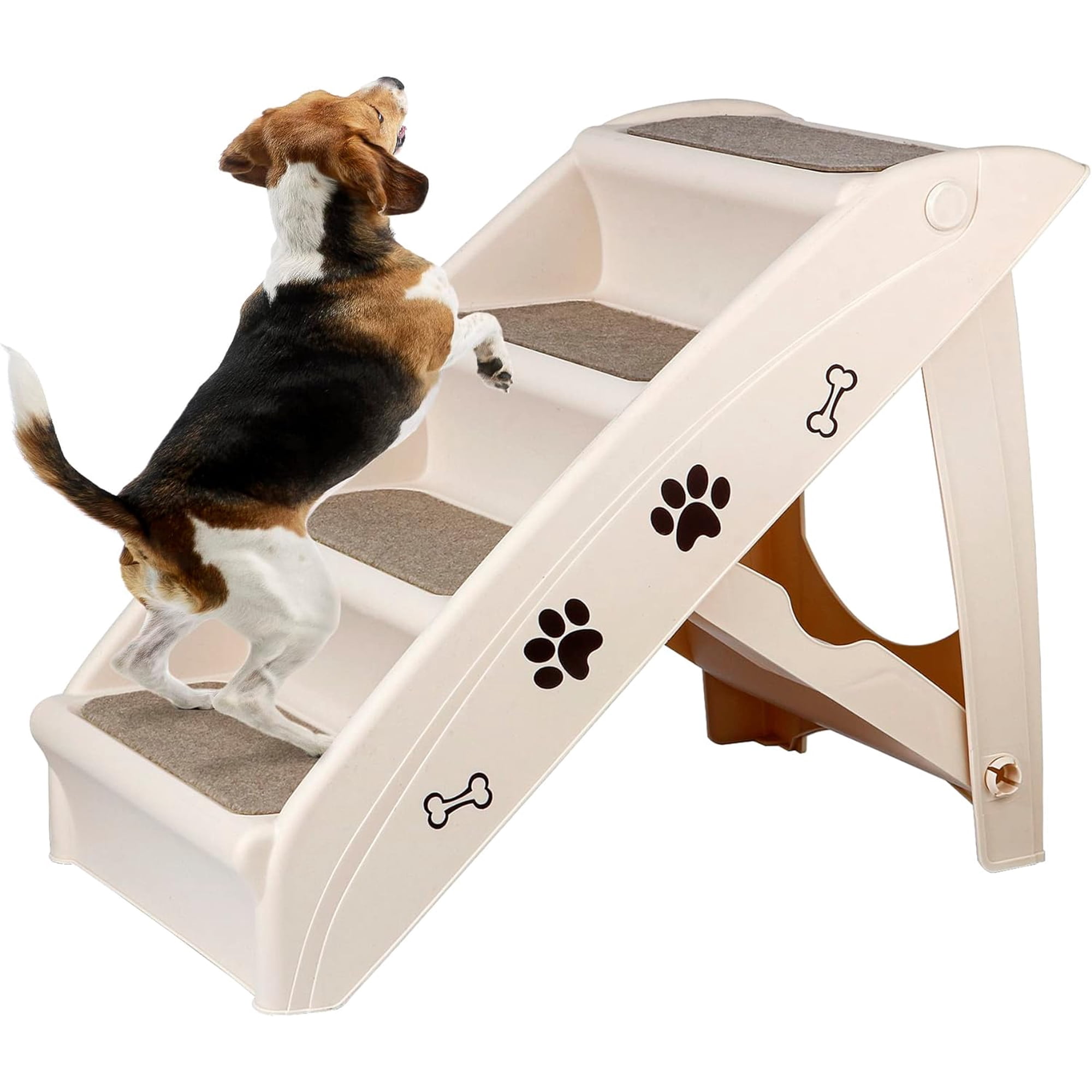 Dog Ramp Stairs Steps For Smaller Pets Pickup Travel Ladder Foldable