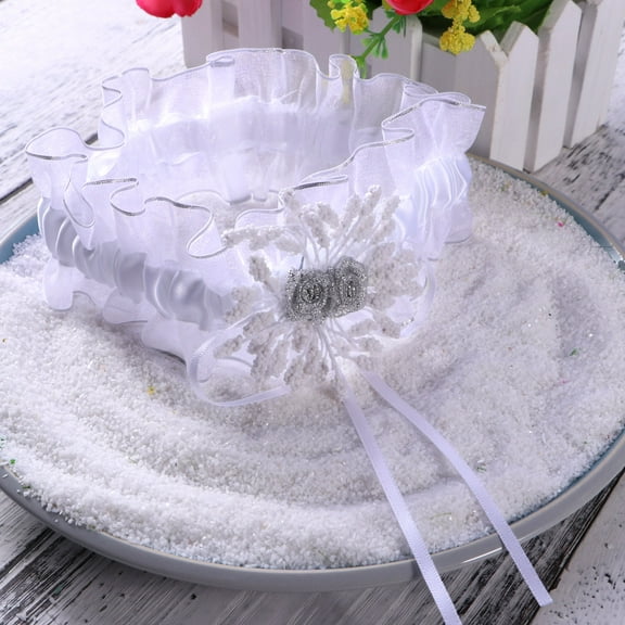 COSMOBETTY Garters For Bride Wedding Garter Elastic Keepsake 1Pack 2.4 x 6.3in