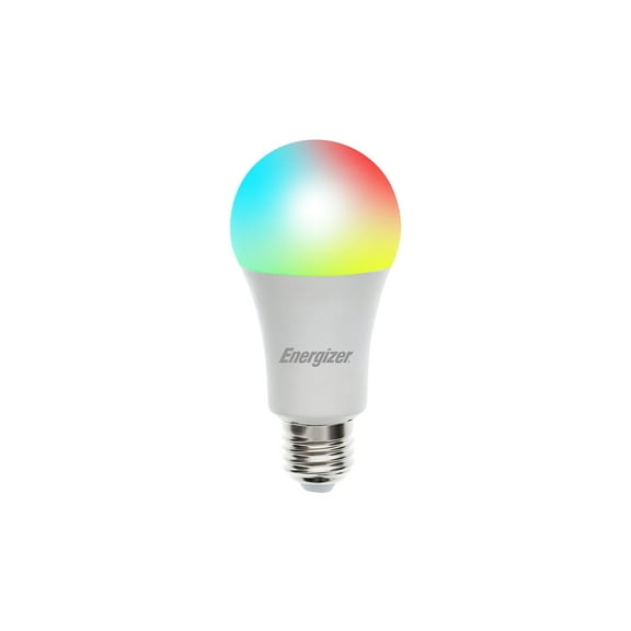Energizer Smart Wi-Fi Multi-White and Multi-Color LED Light Bulb, 60W, 800 Lumens E26 Base