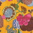 thumbnail image 3 of Indian Handmade Kantha Fruit Floral Print Bedding Bedspread Quilt Throw Pure Cotton Twin/Queen Size Blanket Bed Cover Gudri, 3 of 4