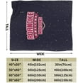 thumbnail image 3 of Roanoke College Logo Fleece Blanket, Very Soft Microfiber Flannel Blanket for Couch Warm and Cozy for All Seasons, 3 of 6