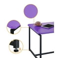 thumbnail image 5 of Gt 3 Piece Violet Carbon Fiber Wrap Coffee Table and End Table Set,Purple Metal Furniture Primary Living Space Tables, 5 of 5
