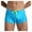 Sky Blue, variant on Ikevan Plus size swimsuit for women,Men Breathable Trunks Pants Not Pockets Swimwear Beach Shorts Slim Wear