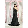thumbnail image 6 of May Queen MQ2003 Juniors Womens One Off Shoulder Long Sleeve Pageant Evening Dress, 6 of 8