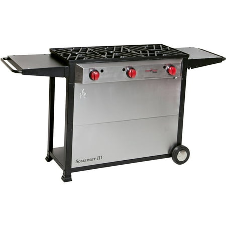 Camp Chef Somerset III 3 Burner Cart Range with Wheels