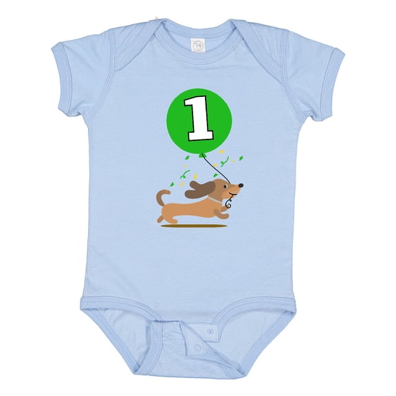 Inktastic 1st Birthday Puppy 1 Year Old Boy Boys Baby Bodysuit