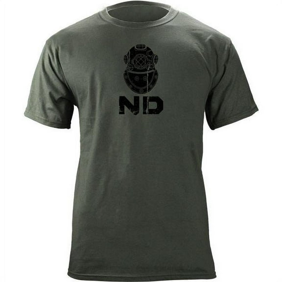 Vintage Navy Diver ND Rating Badge Veteran T-Shirt