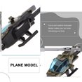 thumbnail image 2 of 4Pcs Children Metal Helicopter Decoration Kids Airplane Model Novel Metal Plane Model Adorn, 2 of 5