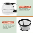 thumbnail image 2 of Elite Cuisine Black 5-Cup Drip Coffee Maker, 2 of 8