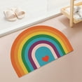 thumbnail image 5 of Wovilon Rainbows Decorate Mat - Front Door Mat - Bath Rug Super Absorbent Quick Dry - Rubber Backing Non Slip Washable Bathroom Floor Mats - 16x24 IN, 5 of 7
