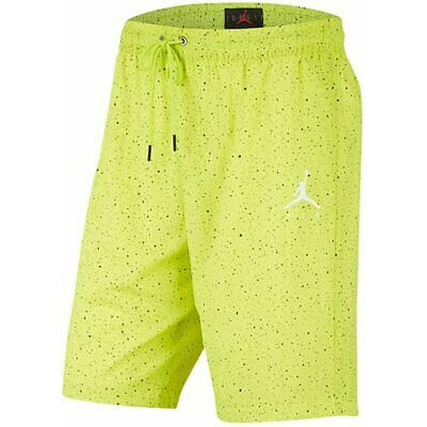 Nike - Nike Air Jordan Poolside Cement Men's Active Shorts (Neon Green ...