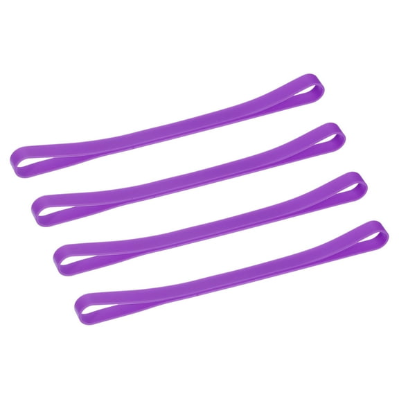 Towel Bands(4 Pack), Rubber Towel Clips for Travel, Beach Vacation, Purple