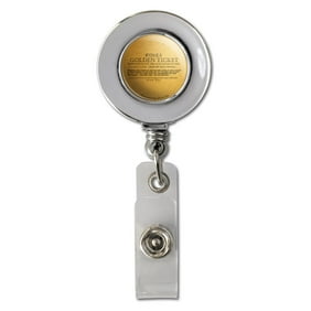 Willy Wonka And The Chocolate Factory Wonka Bar Logo Heavy Duty Metal Retractable Reel Id Badge Key Card Tag Holder With Belt Clip Identification Badges Supplies Labels Indexes Stamps Grupbaucells Com