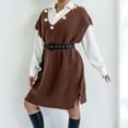 thumbnail image 6 of Ailaofu Women's Fall Sweater Vest Dress Winter Sweater 2025 Oversized, 6 of 6