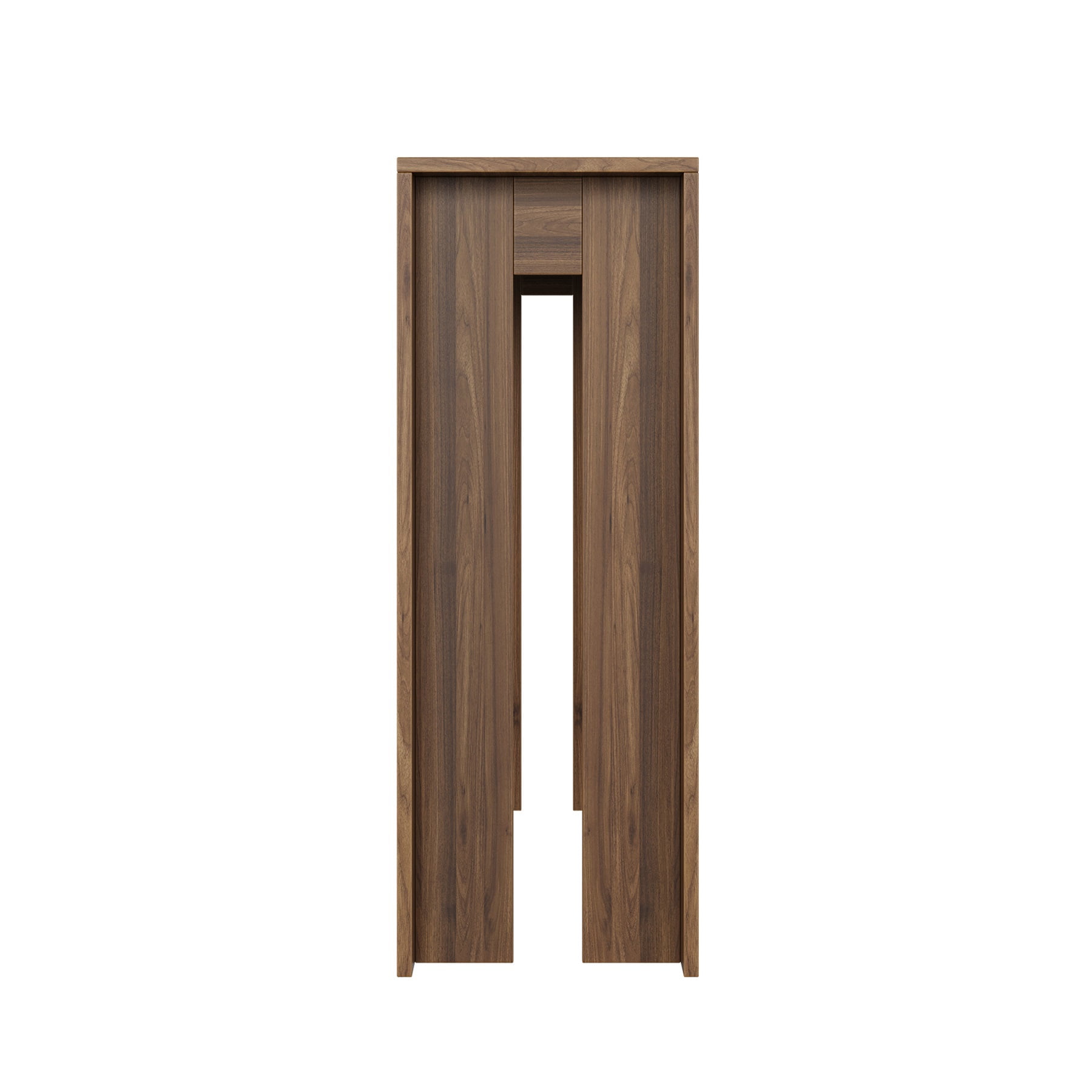 Hommoo 62.99" Extra-long Entryway Table, Farmhouse Sofa Table, Console Table, Hallway Table, Walnut