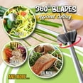 thumbnail image 6 of Stainless Steel Multi-Function Scallion Vegetable Cutter Home Kitchen Gadget Tool For Quick Uniform Cutting, 360 Degree Blades For Safety And Precision, Ideal For Cooking And, 6 of 8