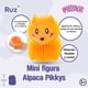 thumbnail image 3 of Figura Flexible Ruz Mini Pikkys (Alpaca 11.5 cm Naranja), 3 of 5
