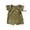 Army Green, variant on Baby Girl Pineapple Clothes Baby Girls Romper Short Sleeve Jumpsuit Summer Bodysuit, Size 3-6 Months