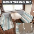 thumbnail image 4 of Pzuqiu 2 Piece RV Dinette Cushion Covers Soft Fabric Elastic Wood Grain Print Camper Cushion Covers RV Sofa Split Seat Cover for Travel Trailer Couch, 4 of 7