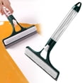 thumbnail image 2 of 3 in 1 Window Cleaning Scraper,Window Squeegee Cleaner,Universal Spray Window Squeegee Cleaner Tool,Household Window Cleaning Tool for Car, Home, Kitchen Window,7.87x12.6 inch(Green), 2 of 6