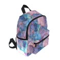 thumbnail image 2 of FORMRS Kids School Backpack with Front Zippered Pocket 12" Student Travel Daypack, Pink Marble Pattern, 2 of 6