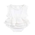 thumbnail image 1 of Baby Girl Sleeveless Ruffle Romper Dress, 1 of 6