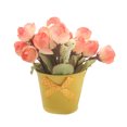 thumbnail image 1 of Cheers Simulation Bonsai Chic Fresh Dinning Table Decor Iron Potted Artificial Rose Flower Home Decoration Photograph Props, 1 of 7