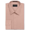 thumbnail image 2 of Men's Long Sleeve Regular Fit Button Up Pocket Solid Standard Cuff Dress Shirt, 2 of 2