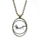 thumbnail image 1 of La silueta de la montaña rusa del parque de atracciones Collar Colgante de cadena vintage Colección de joyas colgantes Unbranded M, 1 of 3