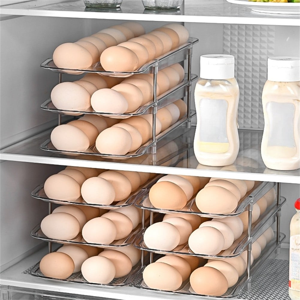 Egg Container Ladder Style Egg Organizer Holder Storage Box Eggs Dispenser Tray