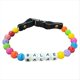 thumbnail image 1 of Collar de Cuentas Personalizado para Perro, Collar ExtraíBle, Bonitos Collares de Cuentas de Colores para Mascotas, Collar de IdentificacióN para Perros., 1 of 5