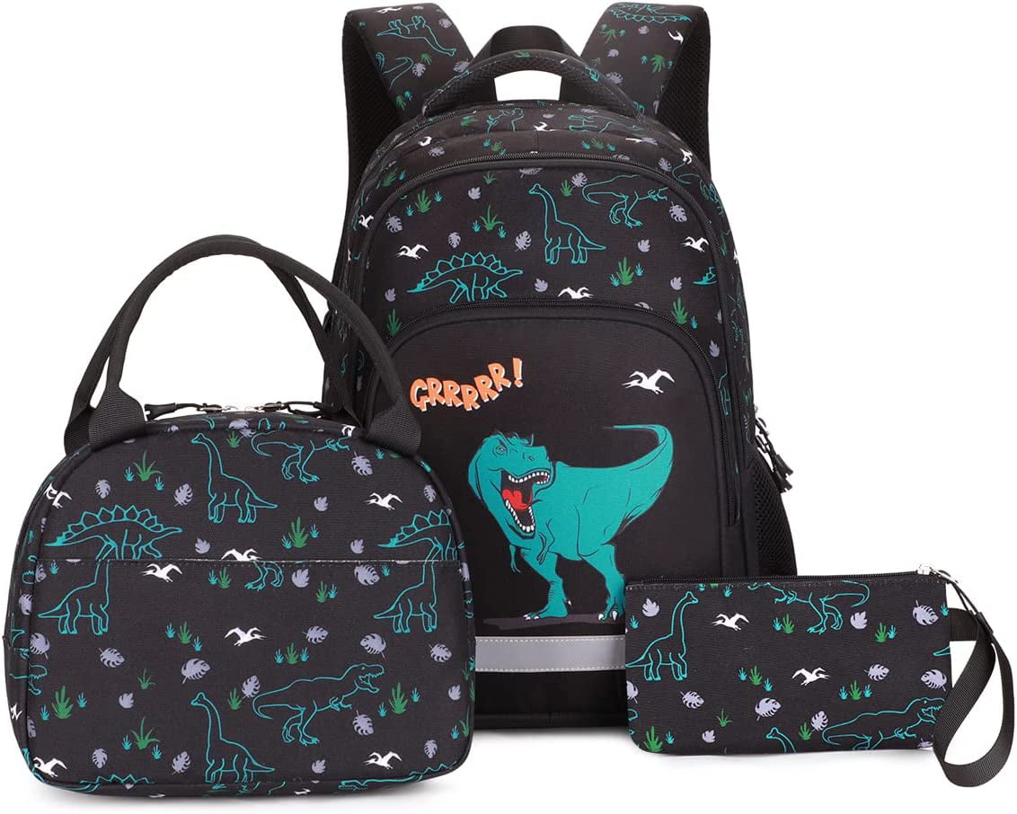 Girls School Backpack for Kids Teens Elementary Middle School Backpacks Bookbag Set with Lunch Bag Pencil Case 