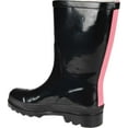thumbnail image 5 of Women's Journee Collection Seattle Mid Calf Rain Boot Black Rubber 6 M, 5 of 5