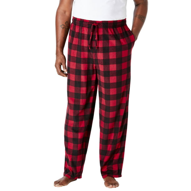 Kingsize - KingSize Men's Big & Tall Microfleece Pajama Pants Pajama ...