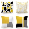 thumbnail image 1 of Harpily Geometric Yellow Throw Pillow Cover Sofa Cushion Cushion Cover, 1 of 4