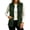 Army Green, variant on Vest Jacket Womens Winter Fleece Warm Sleeveless Vest Tops Outerwear Open Front Zipper Loose Trendy Casual Work Office Jackets