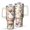 Chihuahua Dog, variant on OBREWU Chihuahua Dog and Flower Tumbler with Handle and Lid,Chihuahua Dog and Flower 40oz Double Wall Vacuum Insulated Tumbler,Cups Gift for Women and Men