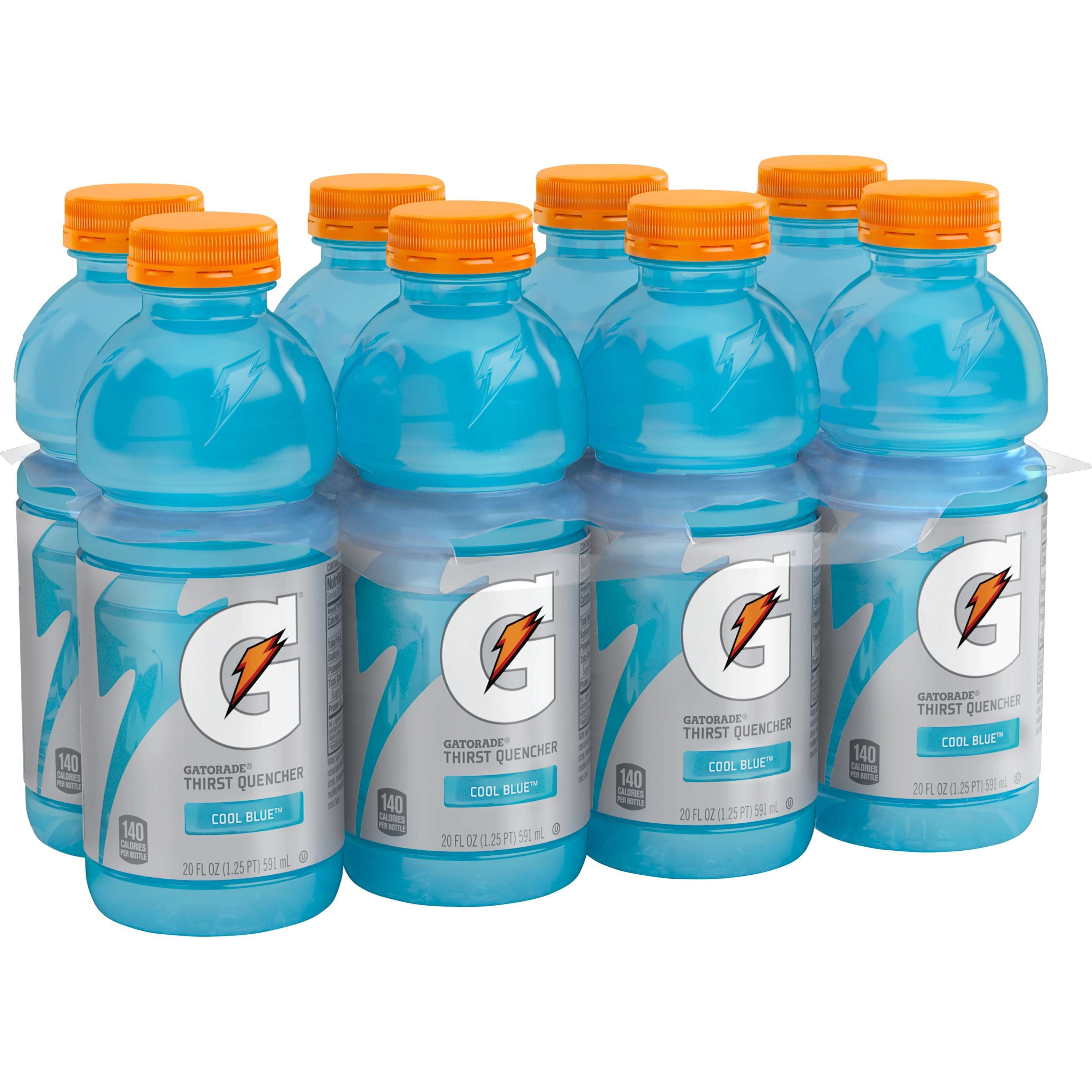 Gatorade Thirst Quencher Cool Blue Sports Drink, 20 Fl. Oz., 8 Count
