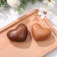 thumbnail image 3 of 2 adornos de corazón de madera, corazón de madera de mano, regalo especial para él/ella, 3 of 8