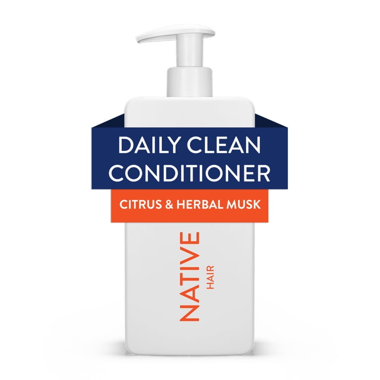 Native Daily Clean Shampoo, Conditioner, & Body Wash Set, Citrus