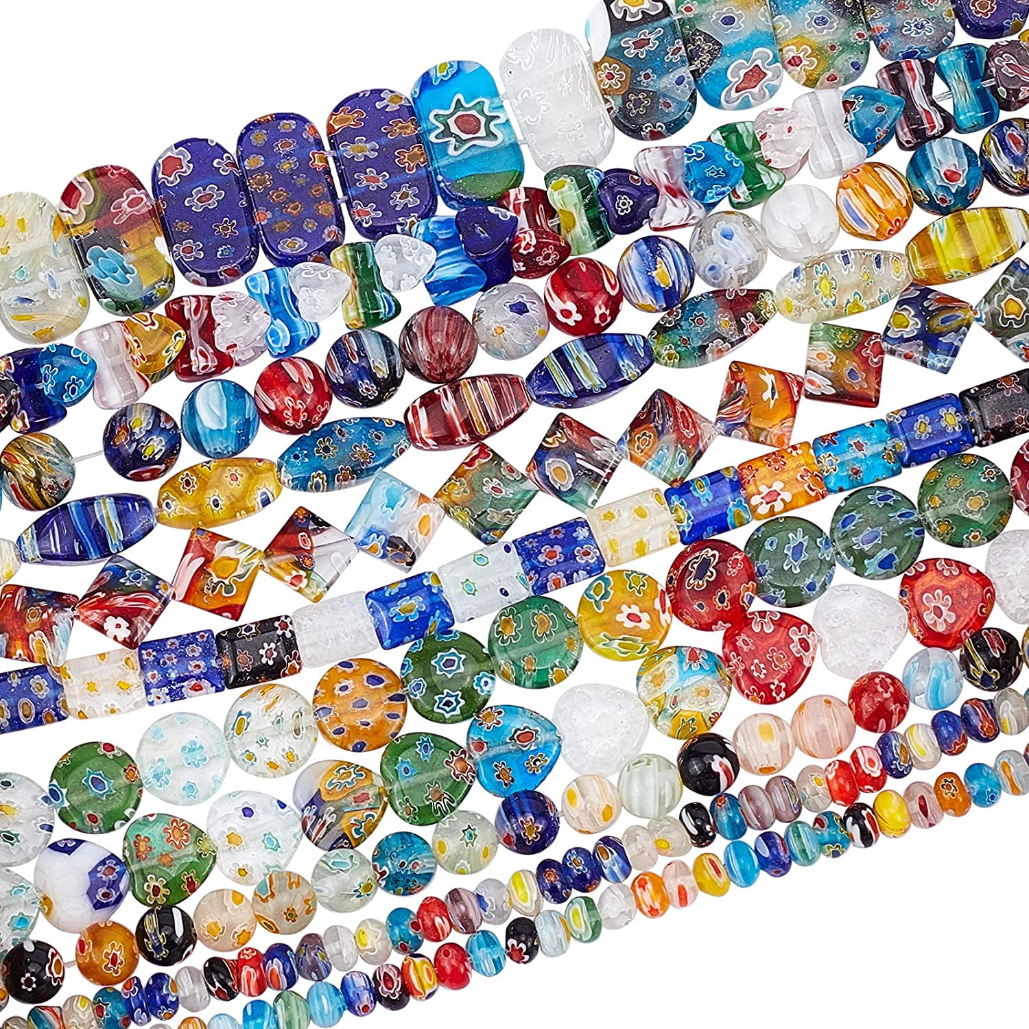string of beads (17x = .10a): 16 amber beads, 1 millefiori bead, string of  beads (17x), glass, organic, amber, 1,4 x 1,8 cm, vmeb 450-700,  Netherlands, South Holland, Katwijk, Rijnsburg, burial ground Stock Photo -  Alamy