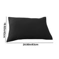 thumbnail image 3 of HongHeng Clearance Under $2.00 Solid Color Brushed Pillowcase Comfortable Pillowcase, 3 of 6