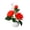 Red, variant on Mushroom Night Light, Plum Blossom Rose Flowers Plants Plug-in Mushrooms Colors Changing Nightlight Colorful LED Wall Lamp Little Night Lights for Bathroom Bedroom Corridor Nursery