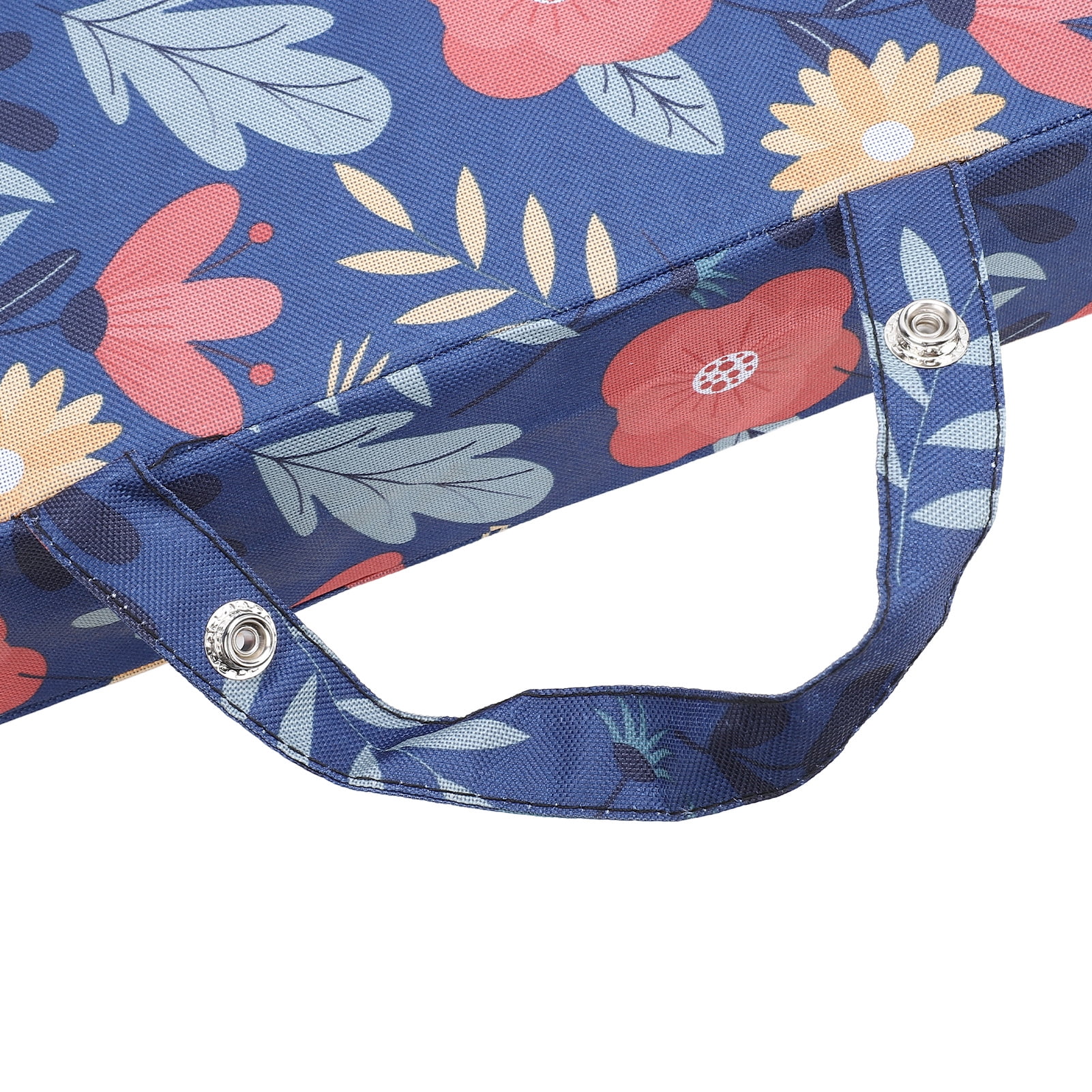 Rupoun Extra Thick Garden Kneeler Pad Multipurpose Portable Lightweight Knee Cushion Mat for Gardening Exercise Home Yardwork Baby Bath, 22x13.4x2.4 inches / 56x34x6 cm, Blue Flower Pattern