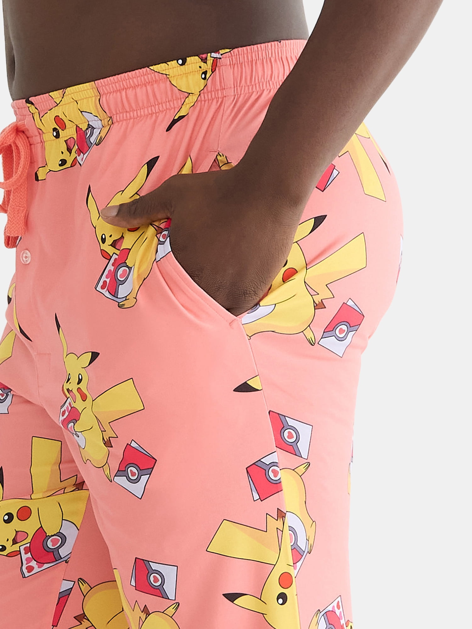 Pokemon Men's Valentine's Day Pajama Sleep Pants, Sizes S-2XL