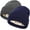 Navy ,Dark Grey, variant on Unisex Satin Lined Winter Beanie for Women Men Silky Lining Slouchy Skull Cap Knitted Cuffed Skiing Knit Hat