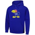 thumbnail image 2 of Men's League Collegiate Wear Royal Kansas Jayhawks Vintage Logo Essential Fleece 2.0 Pullover Hoodie, 2 of 3